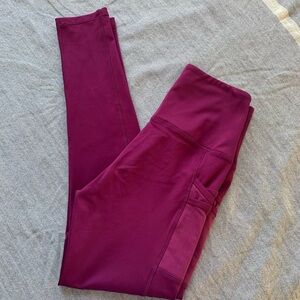 90 degrees by reflex Women's Fuchsia Leggings